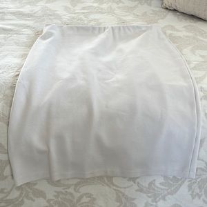 Women’s light cream summer skirt